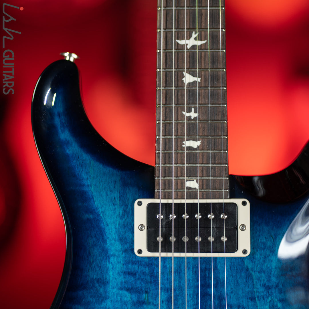PRS CE 24 Semi-Hollow Whale Blue Smokewrap
