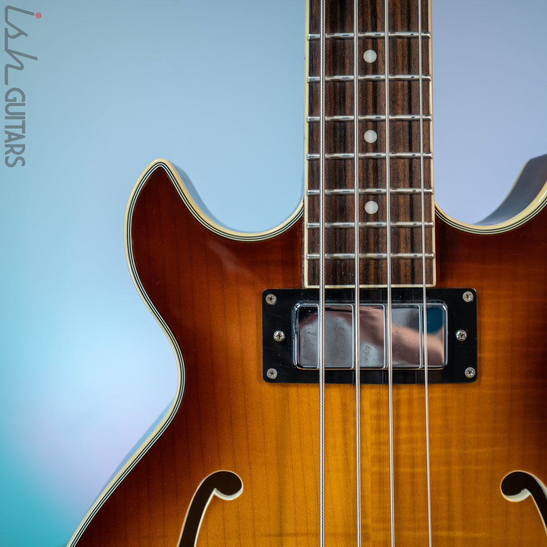 Jay Turser Semi-Hollow Bass Sunburst