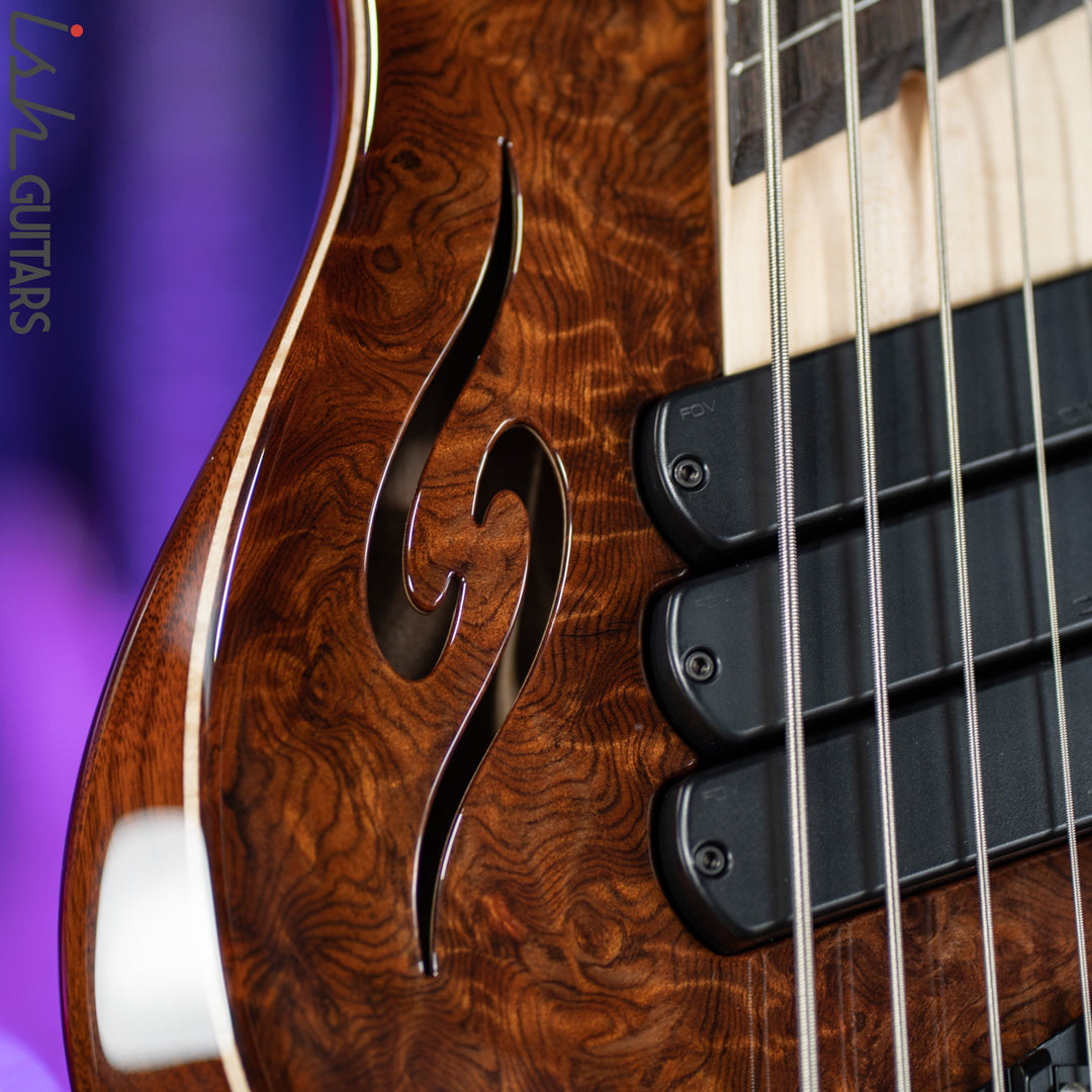 Dingwall Afterburner II 5-String Redwood Natural to Antique Burst