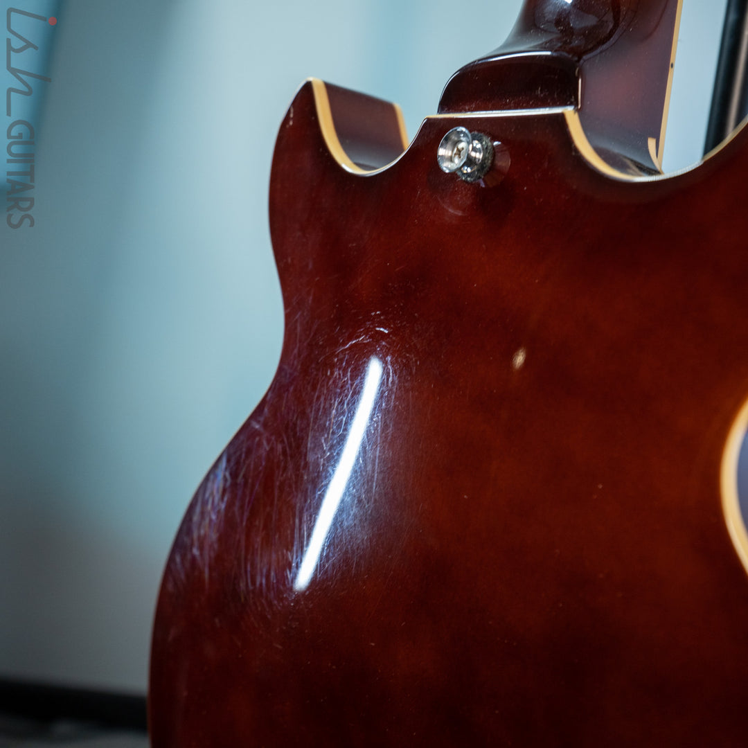 Jay Turser Semi-Hollow Bass Sunburst