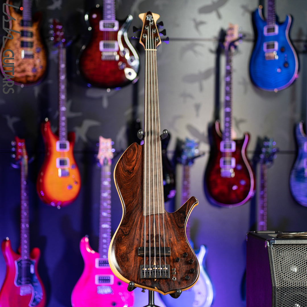 Ken Lawrence Brase 5 U-FL Fretless Bass Piezo