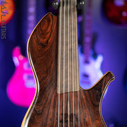 Ken Lawrence Brase 5 U-FL Fretless Bass Piezo