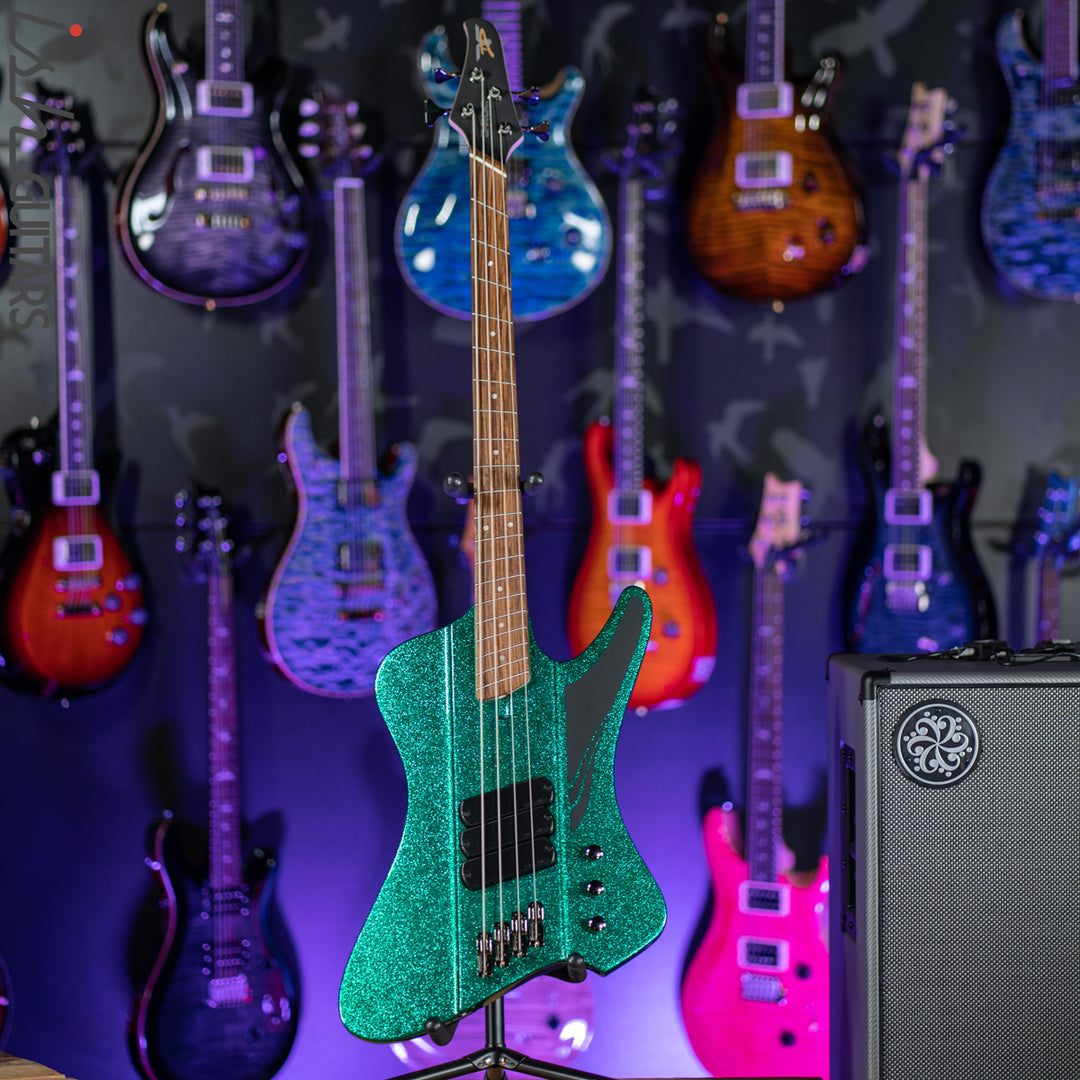 Dingwall D-Roc Standard 4-String Gloss Metalflake Aquamarine