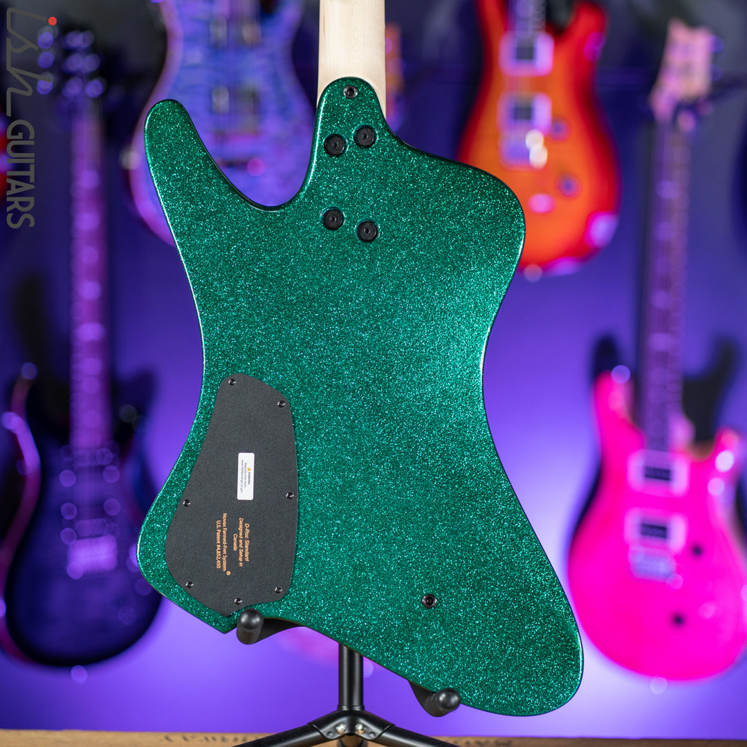 Dingwall D-Roc Standard 4-String Gloss Metalflake Aquamarine