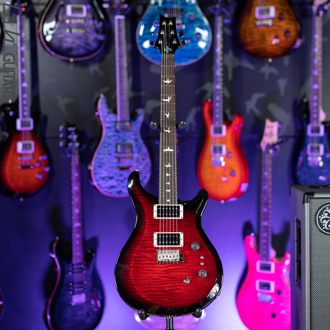 PRS S2 Custom 24 35th Anniversary Scarlet Red Smokewrap