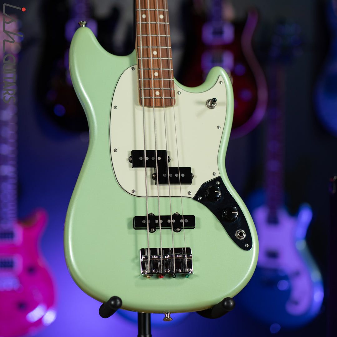 2018 Fender Mustang Bass Seafoam Green PJ Special Edition