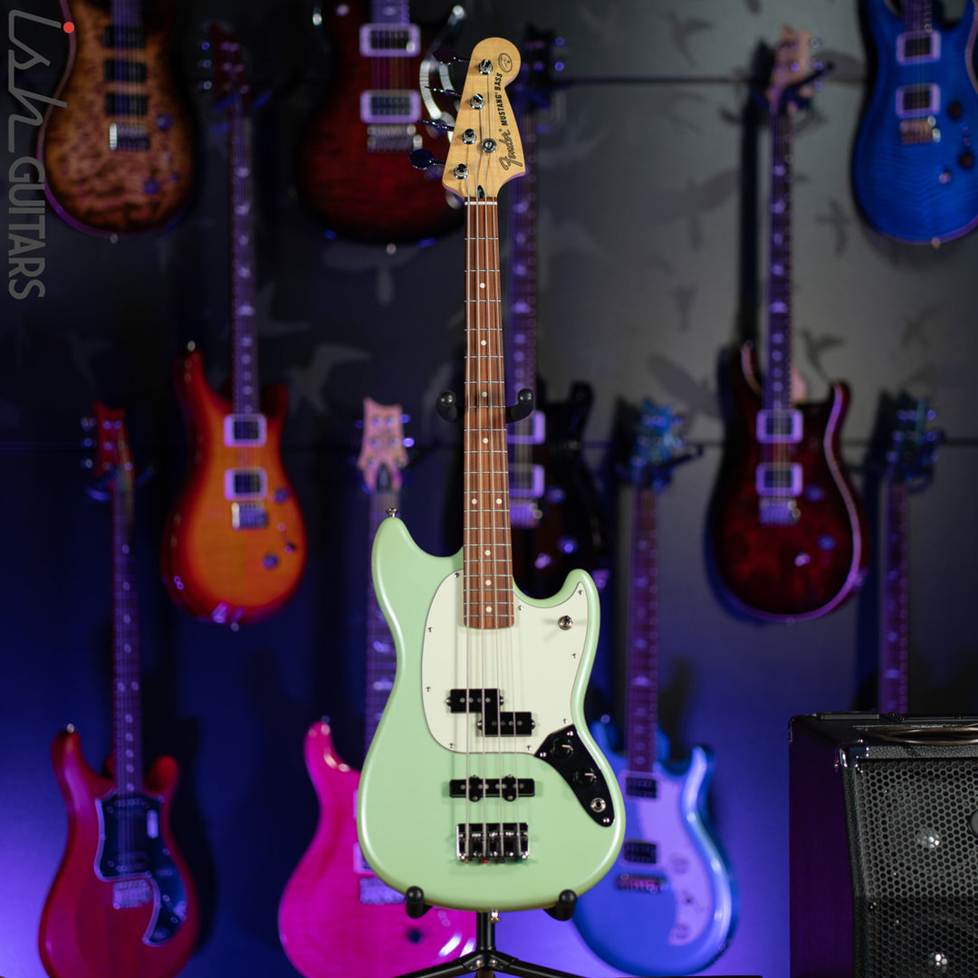 2018 Fender Mustang Bass Seafoam Green PJ Special Edition