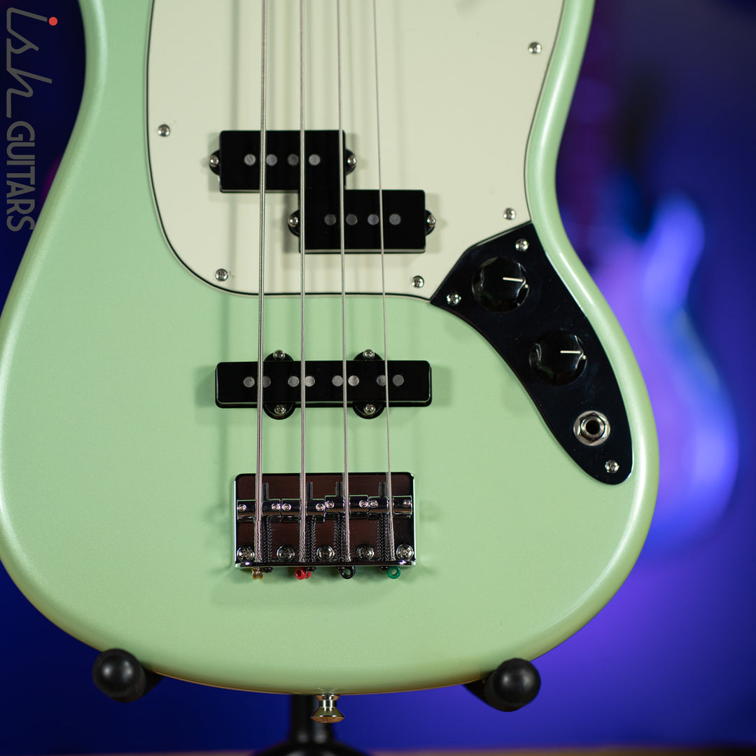 2018 Fender Mustang Bass Seafoam Green PJ Special Edition