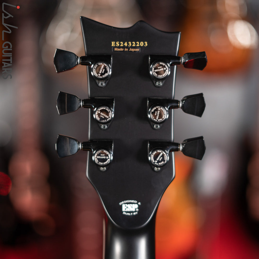 ESP E-II Eclipse Evertune Black Satin Demo