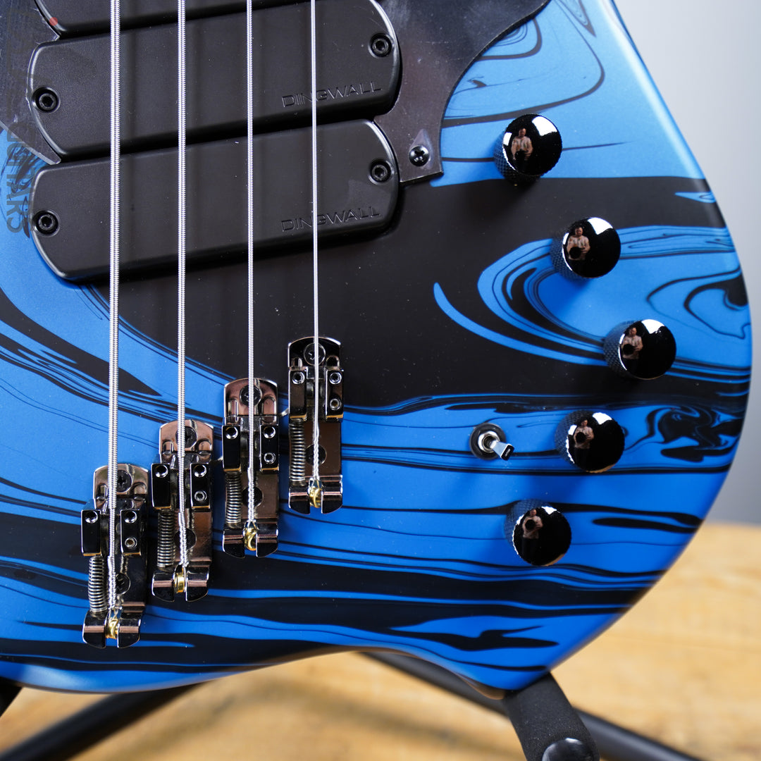 Dingwall 4 String NG3 Laguna Seca Blue Swirl Discontinued Color
