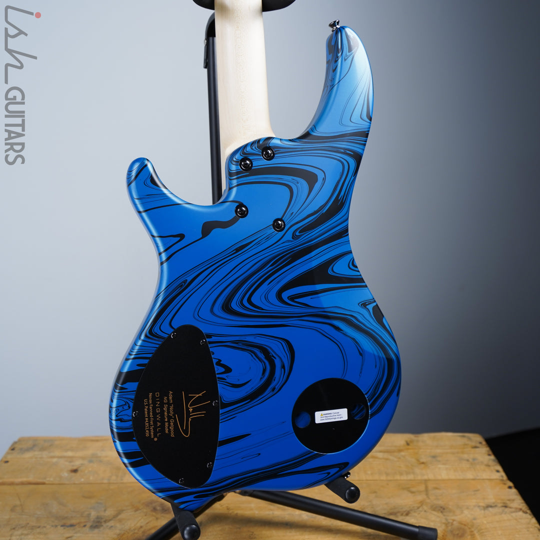 Dingwall 4 String NG3 Laguna Seca Blue Swirl Discontinued Color