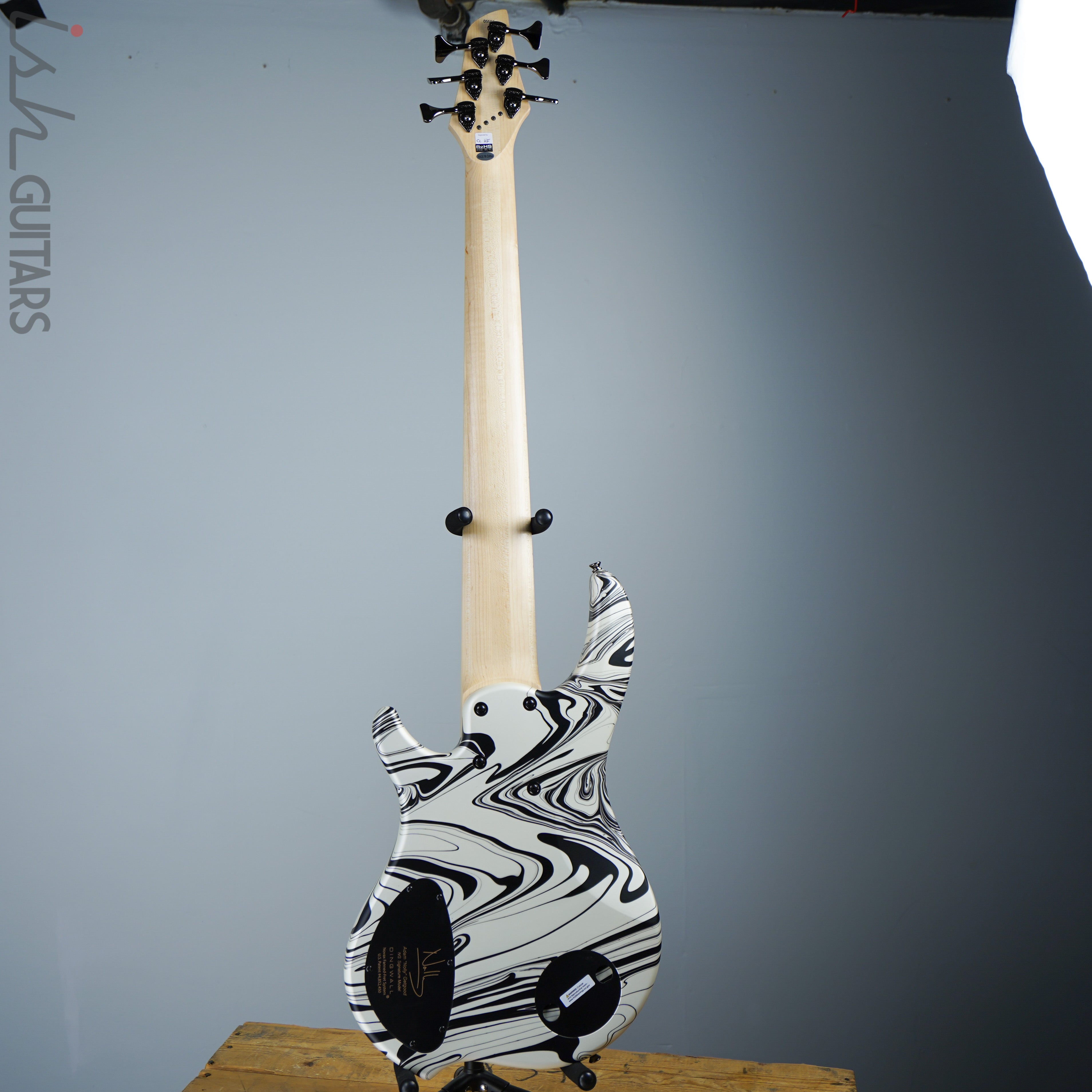 Dingwall NG3 Ducati White Swirl 6 String B-Stock – Ish Guitars