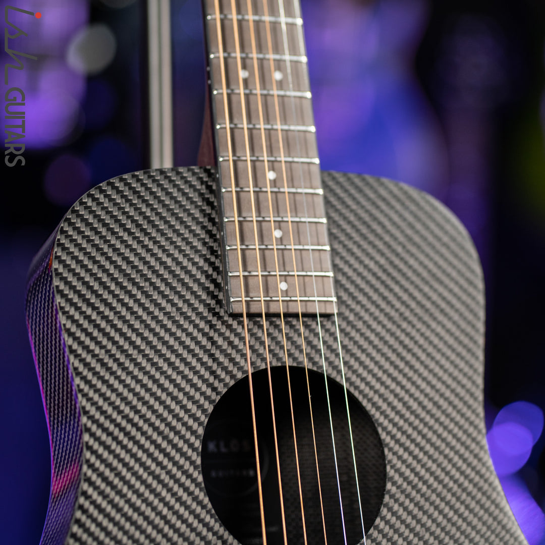 Klōs Hybrid Acoustic Travel Guitar Carbon Fiber Demo