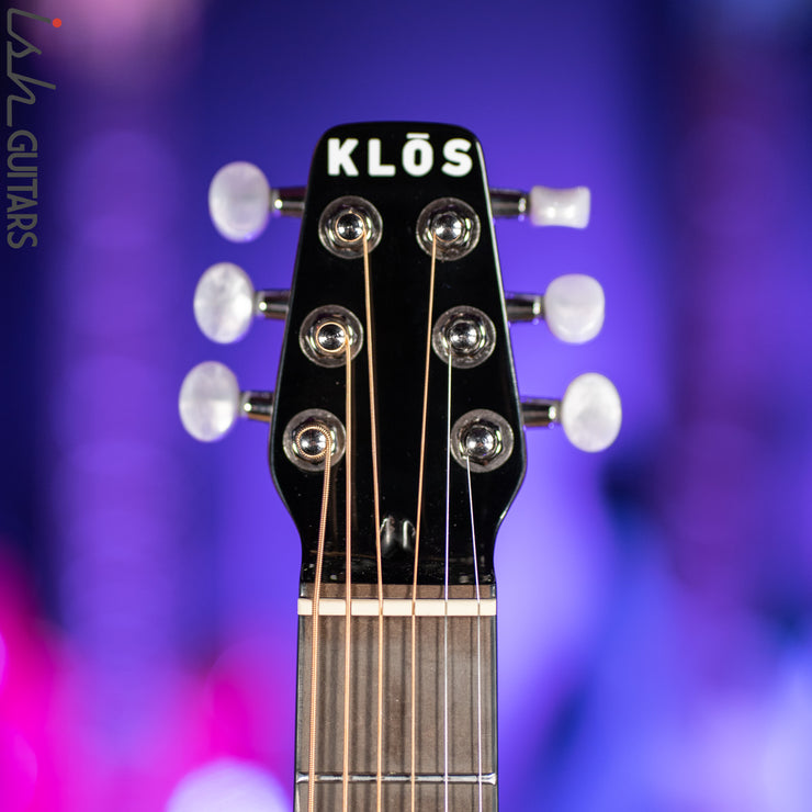 Klōs Hybrid Acoustic Travel Guitar Carbon Fiber Demo
