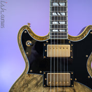 D'Angelico Brighton USA Custom Shop Gold Burl