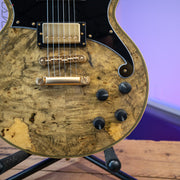 D'Angelico Brighton USA Custom Shop Gold Burl