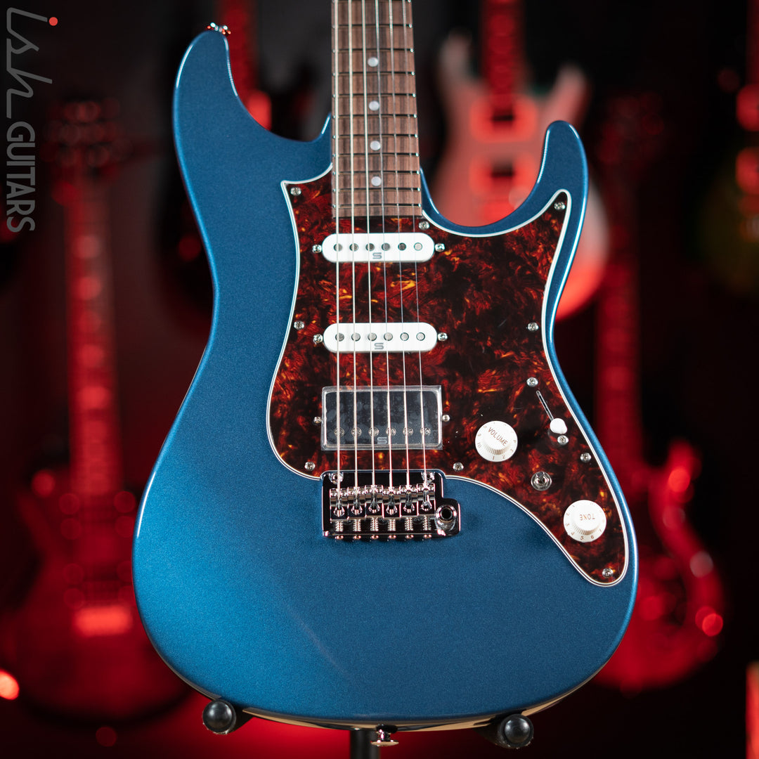 Ibanez AZ2204N Prestige Electric Guitar Prussian Blue Metallic Demo