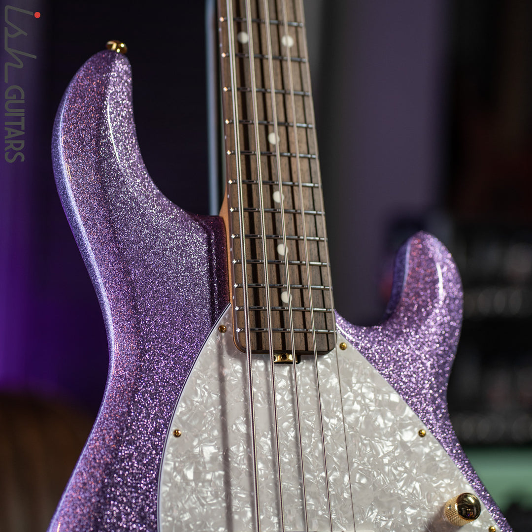 Ernie Ball Music Man Stingray 5 Special H Amethyst Sparkle Demo