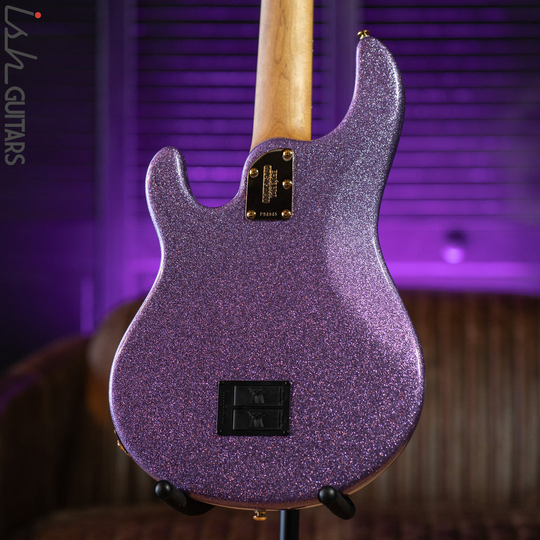 Ernie Ball Music Man Stingray 5 Special H Amethyst Sparkle Demo