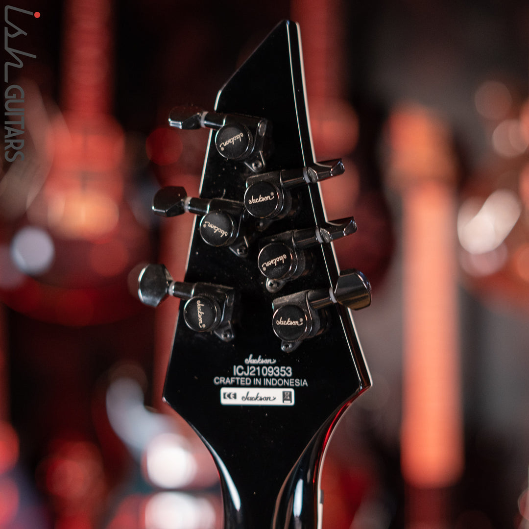 2021 Jackson X Series Signature Marty Friedman MF-1 Black with White Bevels