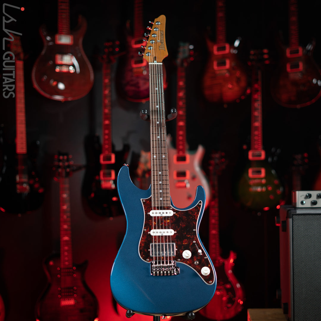 Ibanez AZ2204N Prestige Electric Guitar Prussian Blue Metallic Demo