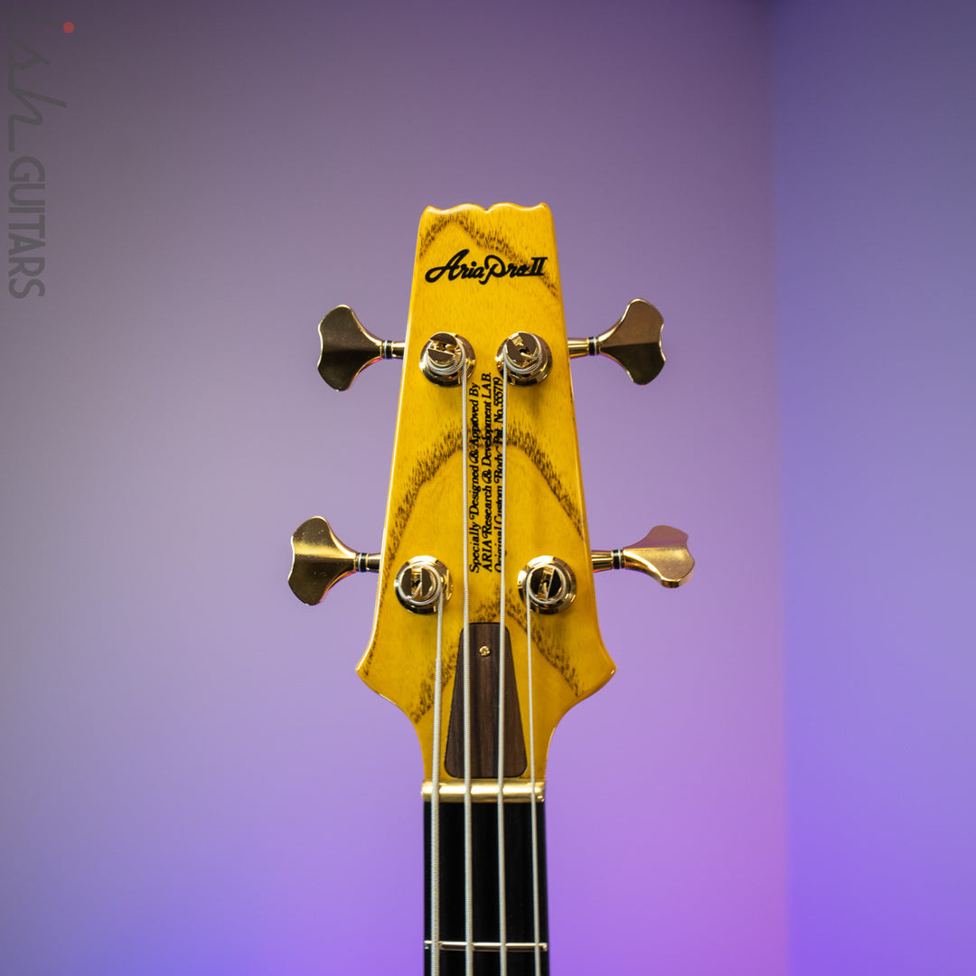 2020 Aria Pro II SB-1000B Reissue Bass Guitar Made in Japan Amber