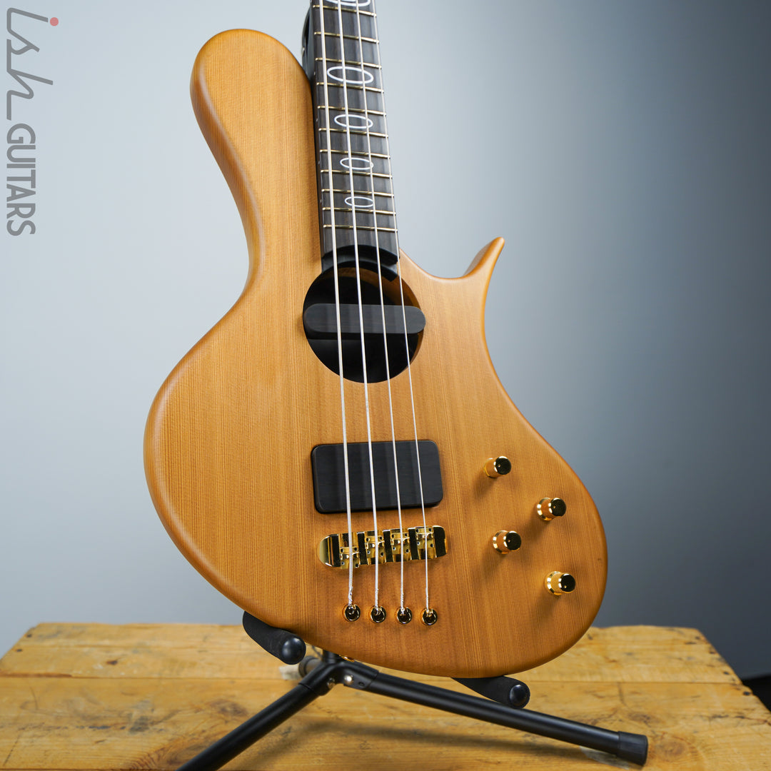 Ritter R8 Singlecut Acoustic Hollowbody Bass Piezo - First Ever! Redwood Body