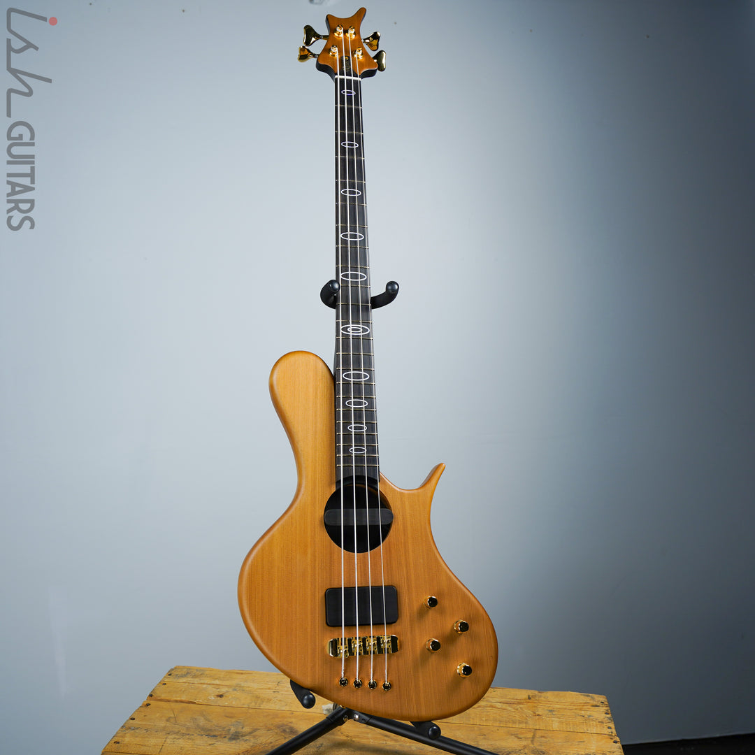 Ritter R8 Singlecut Acoustic Hollowbody Bass Piezo - First Ever! Redwood Body