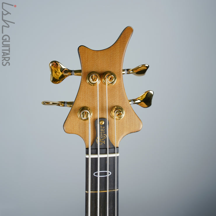 Ritter R8 Singlecut Acoustic Hollowbody Bass Piezo - First Ever! Redwood Body