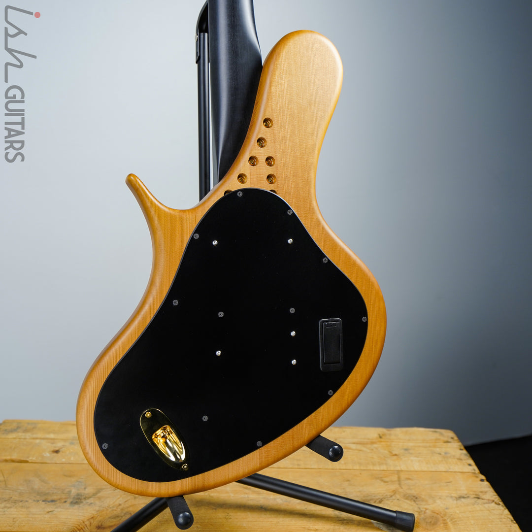 Ritter R8 Singlecut Acoustic Hollowbody Bass Piezo - First Ever! Redwood Body