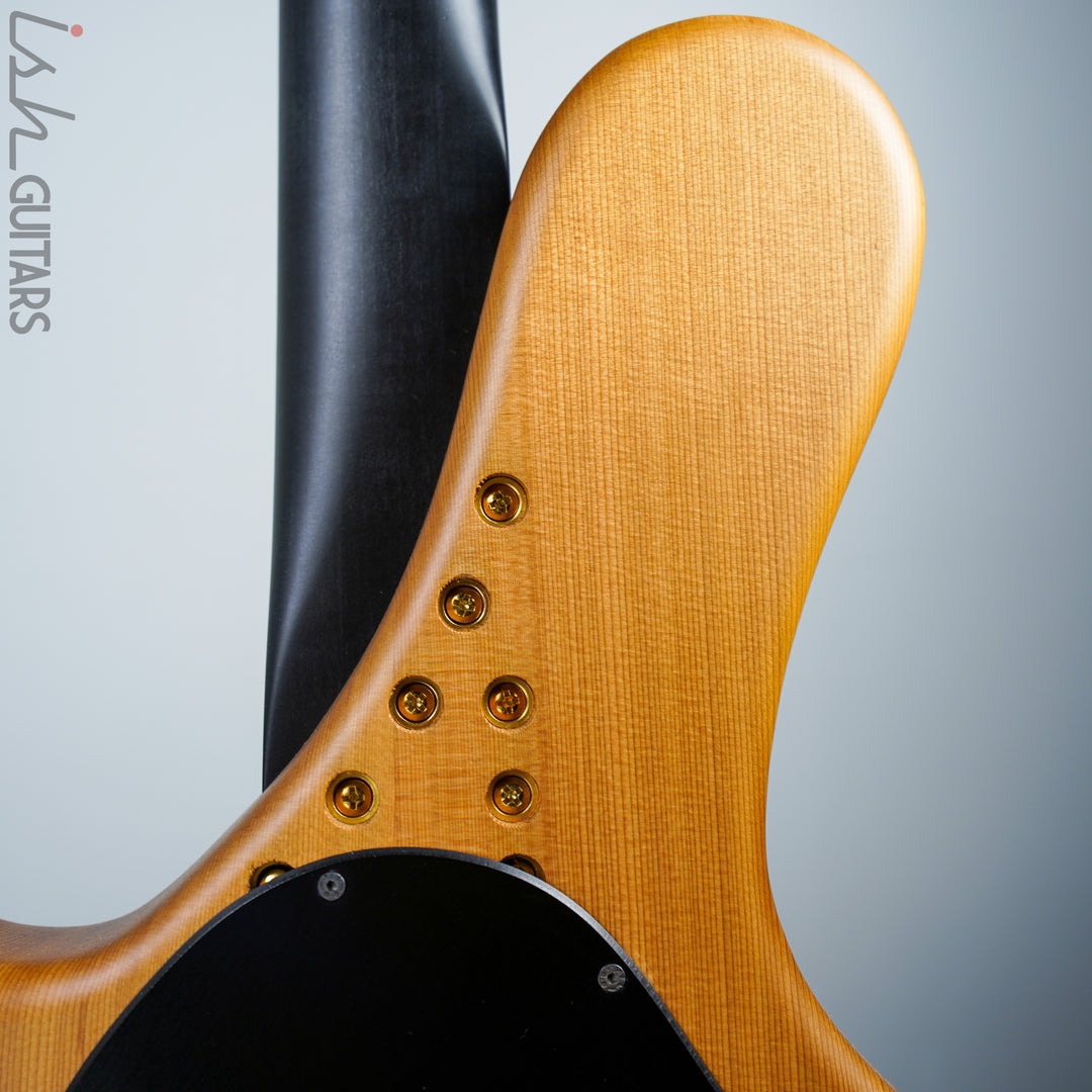 Ritter R8 Singlecut Acoustic Hollowbody Bass Piezo - First Ever! Redwood Body