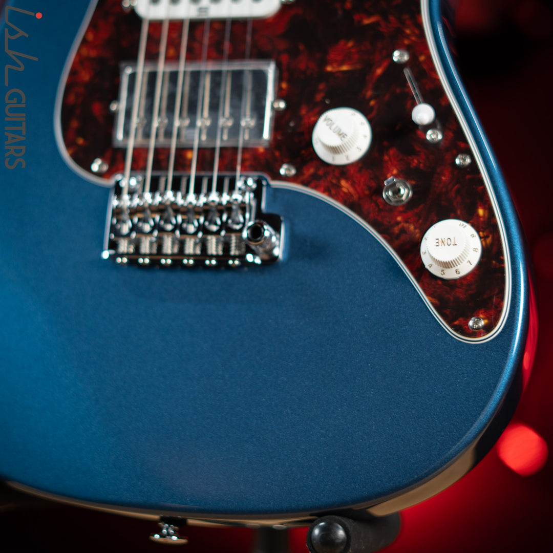 Ibanez AZ2204N Prestige Electric Guitar Prussian Blue Metallic Demo