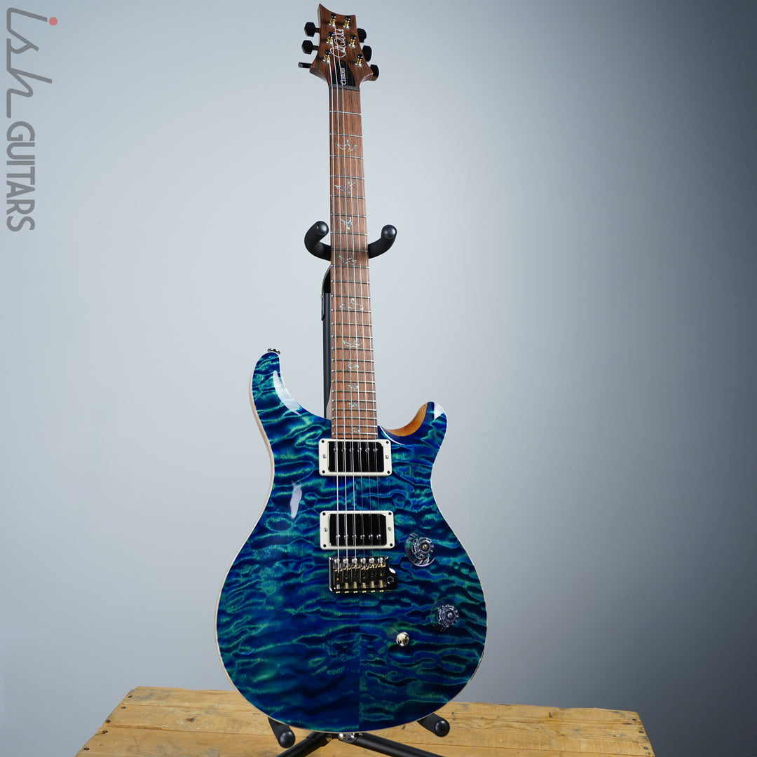 2020 PRS Paul Reed Smith Custom 24 Wood Library River Blue Brazilian