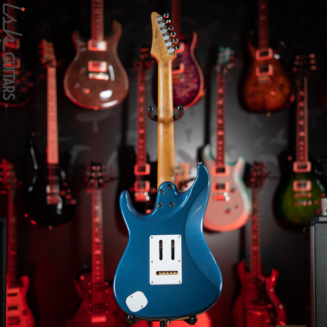 Ibanez AZ2204N Prestige Electric Guitar Prussian Blue Metallic Demo