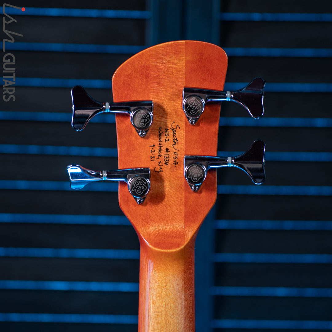 Spector USA NS-2 Ish Exclusive Blood Orange Burst Quilt Maple Store Demo