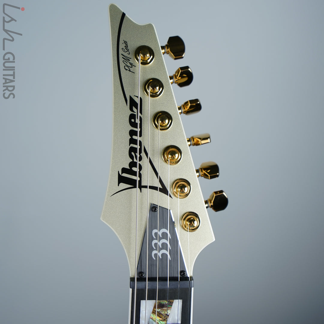 2020 Ibanez Paul Gilbert PGM333 Limited Edition 30th Anniversary Champagne Gold