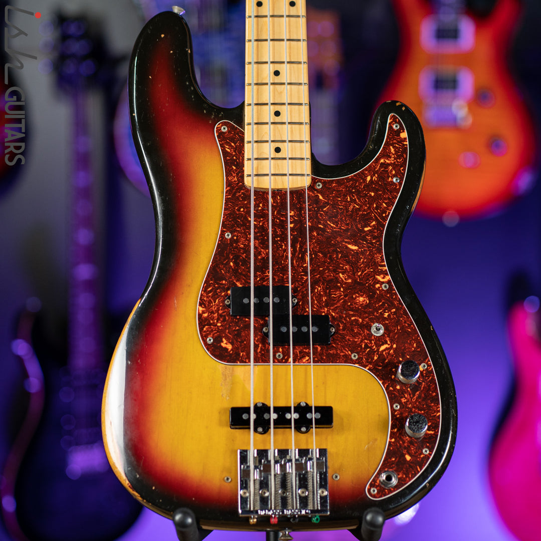 1973-74 Fender Precision Bass Sunburst w/ New Fender USA Neck