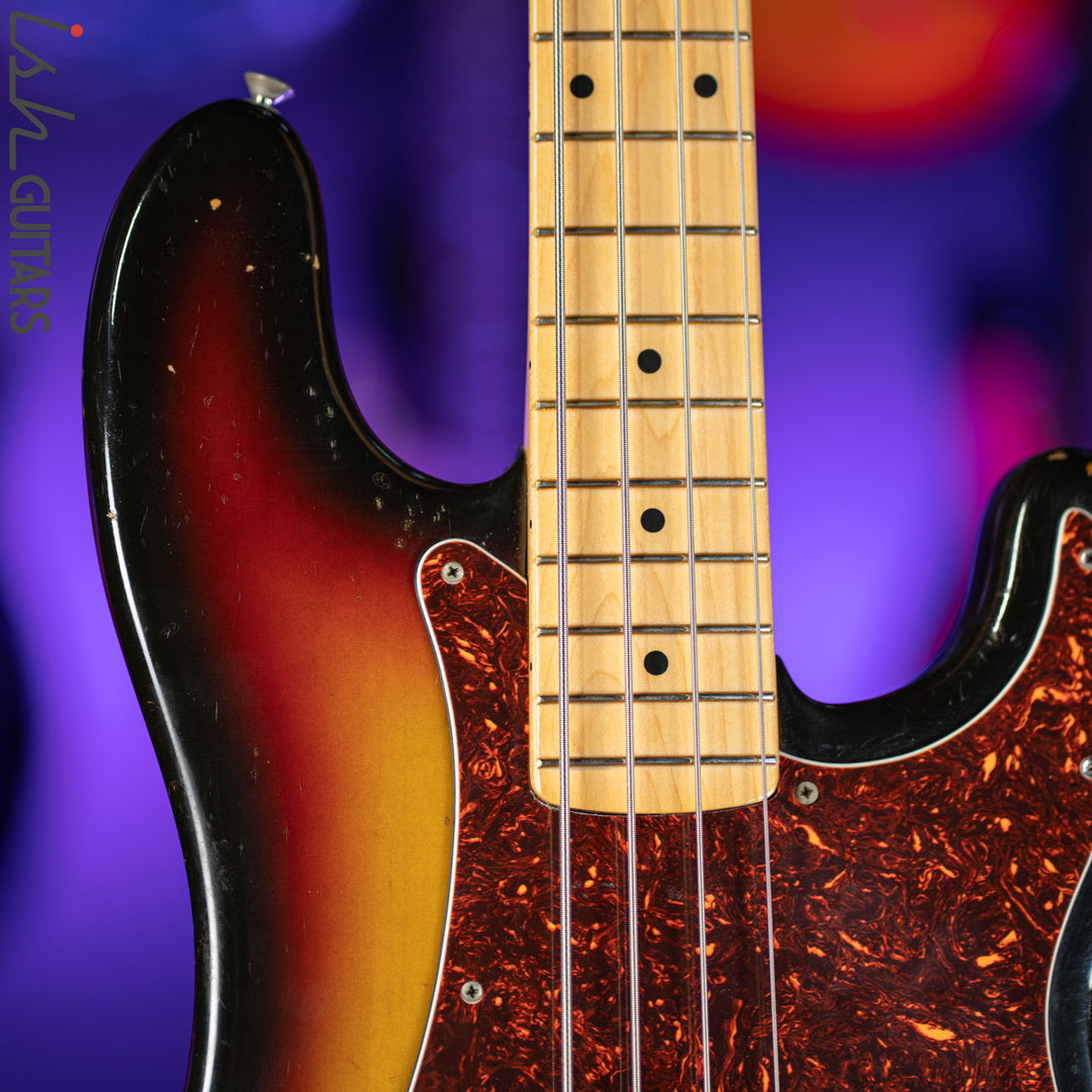 1973-74 Fender Precision Bass Sunburst w/ New Fender USA Neck