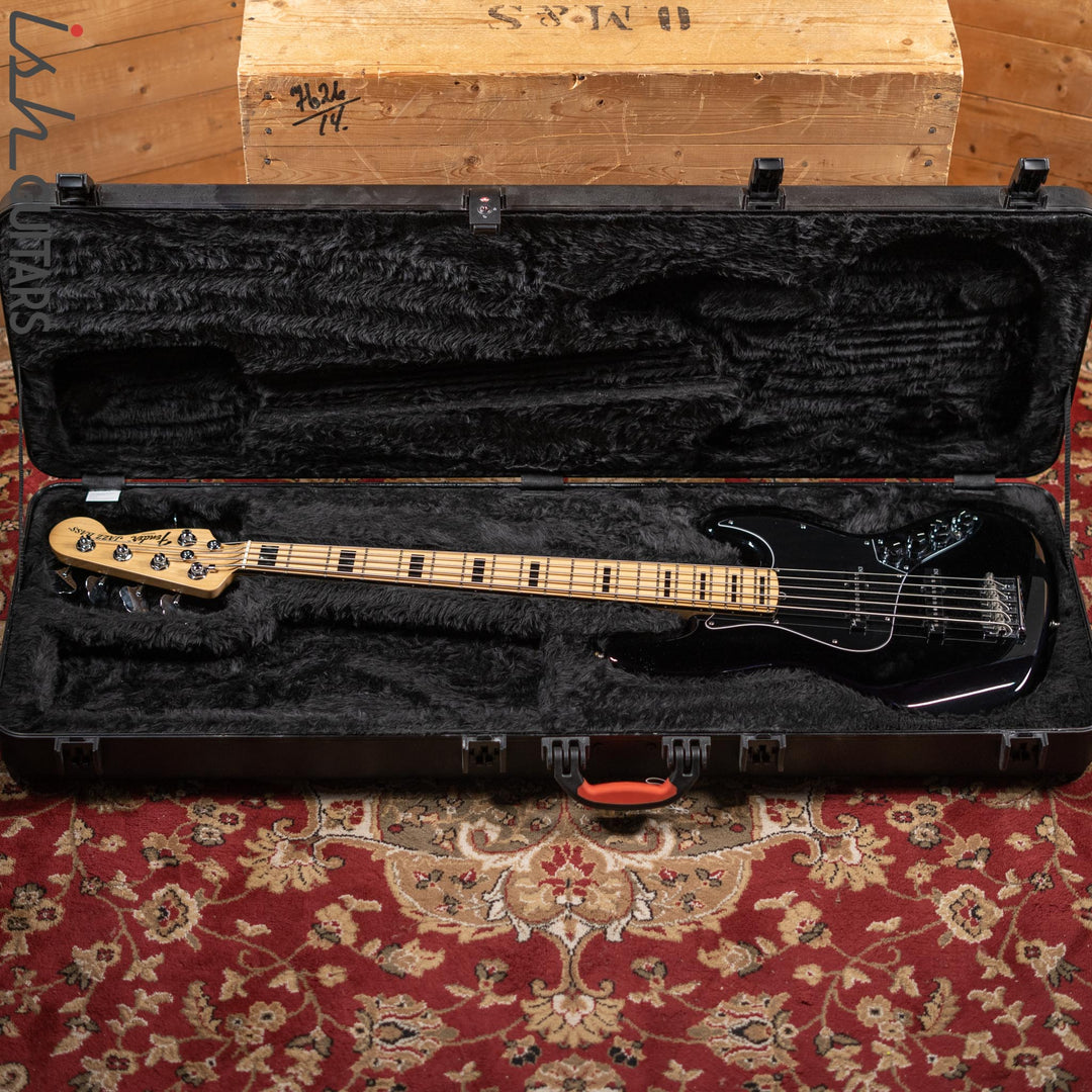 2015 Fender American Deluxe Jazz Bass Black