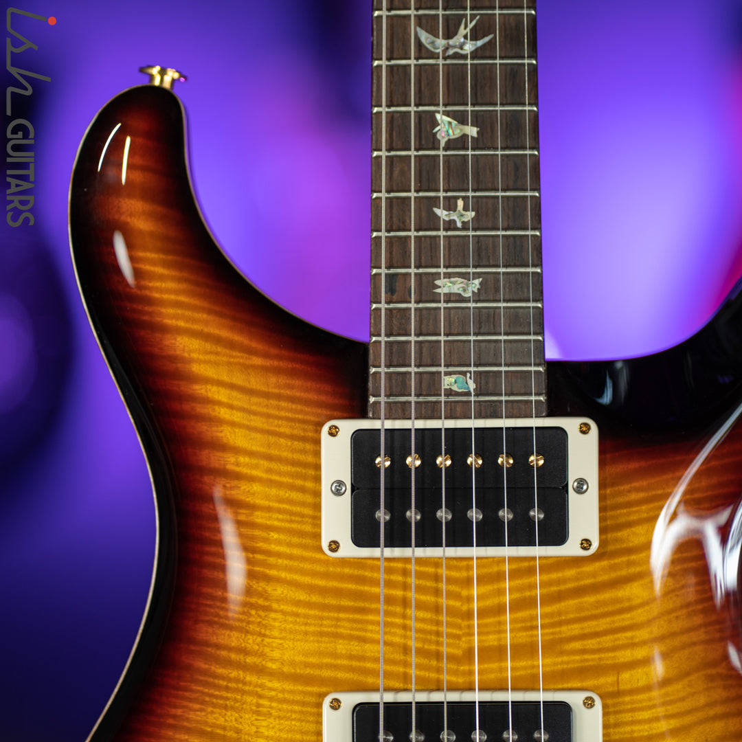 2018 PRS Custom 24 Artist Package Tri-Color Sunburst Rosewood Neck