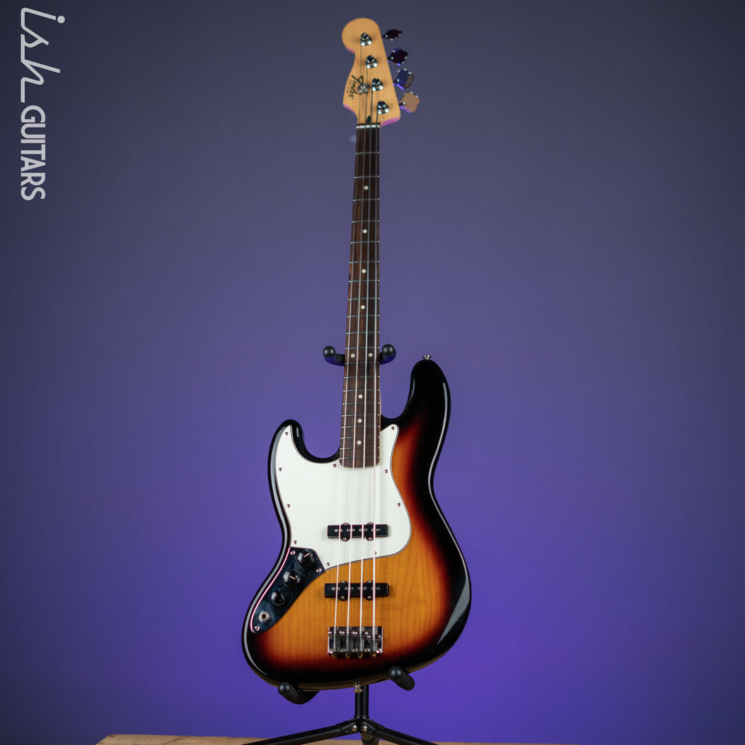 2017 Fender Lefty Player Jazz Bass Sunburst