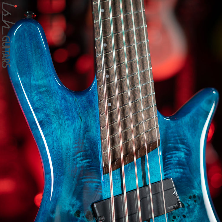 Spector NS Dimension 5 Multiscale Bass Black and Blue Gloss – Ish
