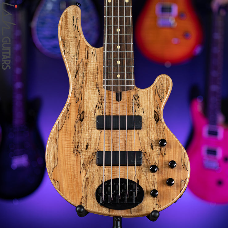2020 Lakland Skyline Series 55-01 5-String Bass Natural Spalted Maple