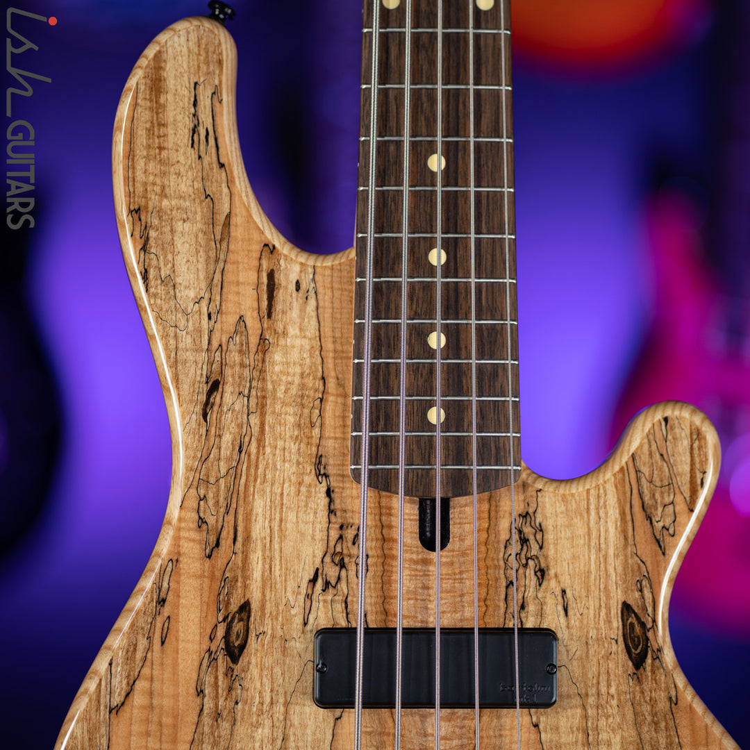 2020 Lakland Skyline Series 55-01 5-String Bass Natural Spalted Maple