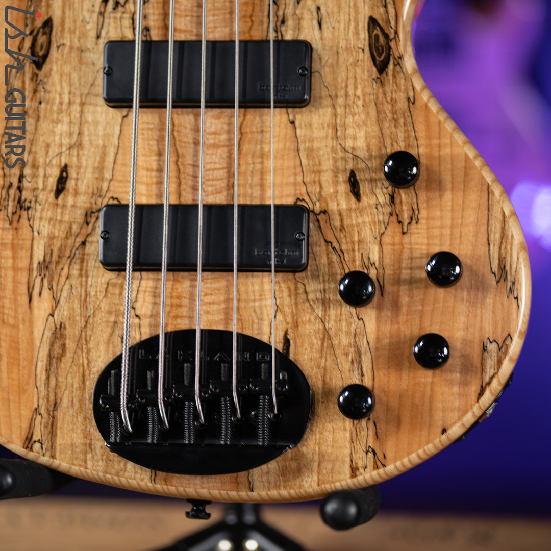 2020 Lakland Skyline Series 55-01 5-String Bass Natural Spalted Maple