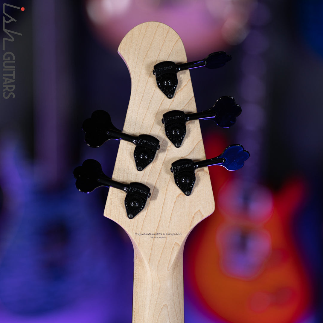 2020 Lakland Skyline Series 55-01 5-String Bass Natural Spalted Maple