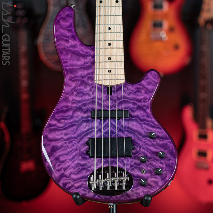 2019 Lakland Skyline Series 55-02 5-String Bass Purple