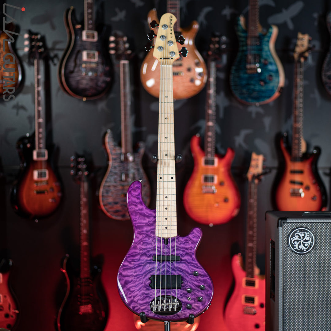 2019 Lakland Skyline Series 55-02 5-String Bass Purple
