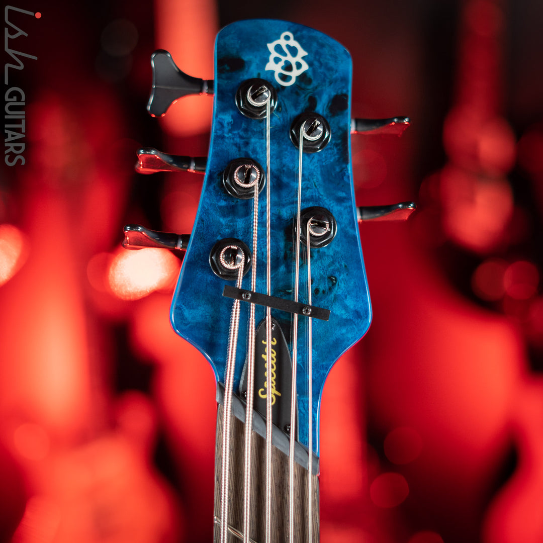 Spector NS Dimension 5 Multiscale Bass Black and Blue Gloss