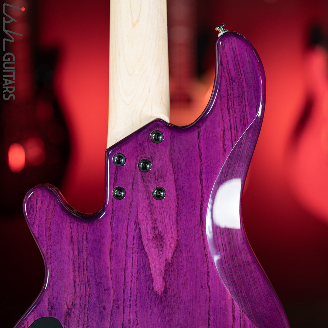 2019 Lakland Skyline Series 55-02 5-String Bass Purple